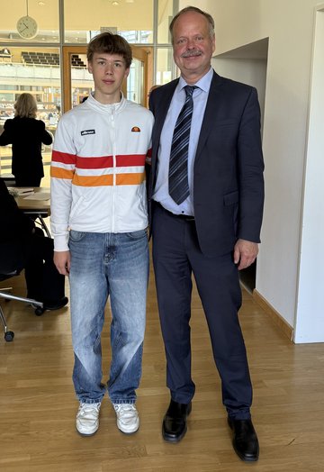 Amadeus und Wulf Gallert im Magdeburger Landtag Amadeus und Wulf Gallert im Magdeburger Landtag